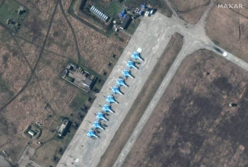 Новые снимки Maxar показывают масштаб переброски авиации в южные регионы России