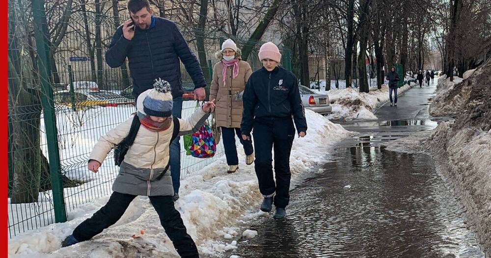 Температуру до +3°C пообещали москвичам 16 февраля