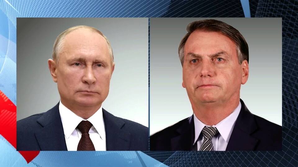 Владимир Путин сегодня проведет переговоры с президентом Бразилии Жаиром Болсонару