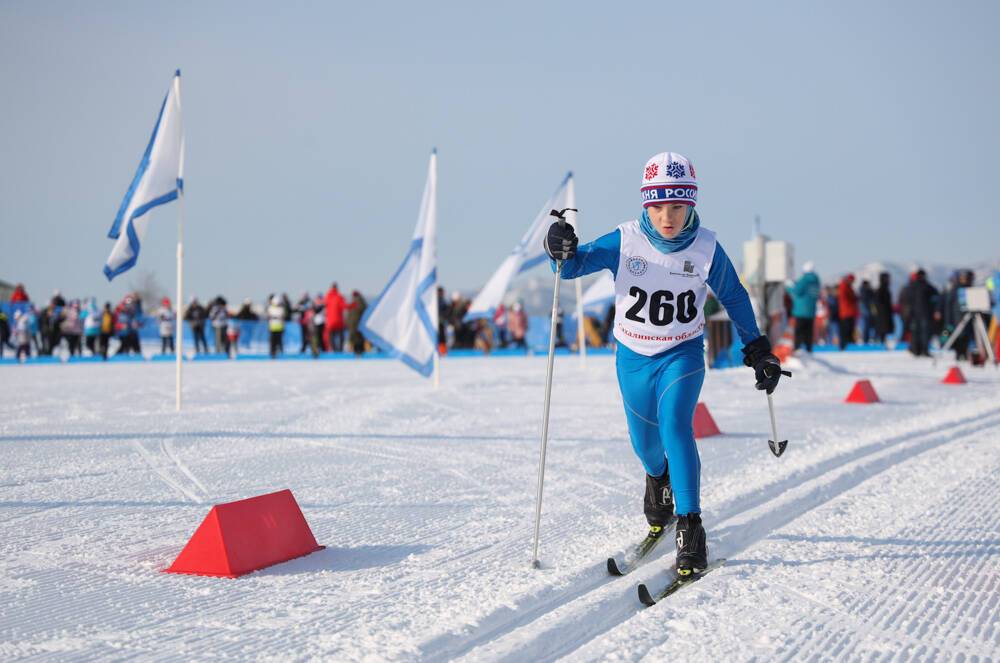 Сахалинские лыжники встретились на областных соревнованиях