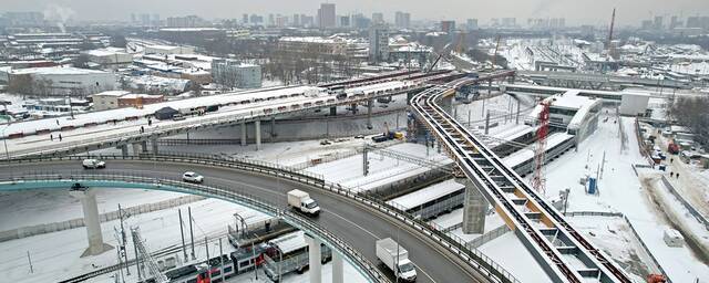 В Москве эстакада в 2,4 км на северном участке МСД готова на 76%