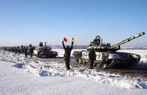 От границы — к месту дислокации: подразделения танковой армии ЗВО движутся домой