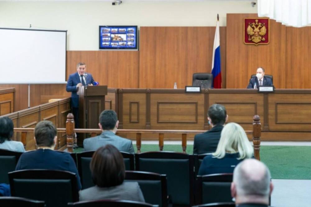 Андрей Бочаров принимает участие в совещании судей Волгоградской области