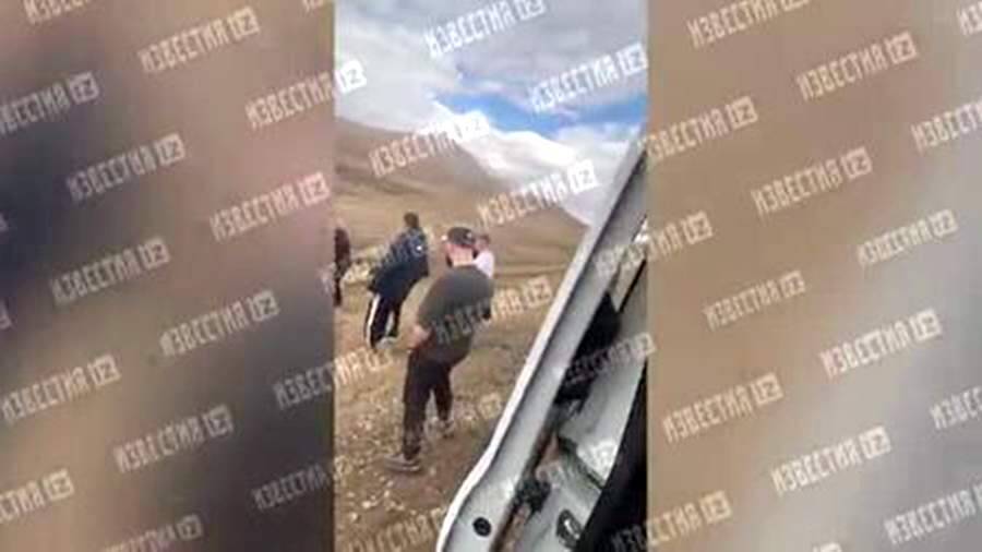 Опубликовано видео конфликта перед убийством туриста из Москвы в КЧР