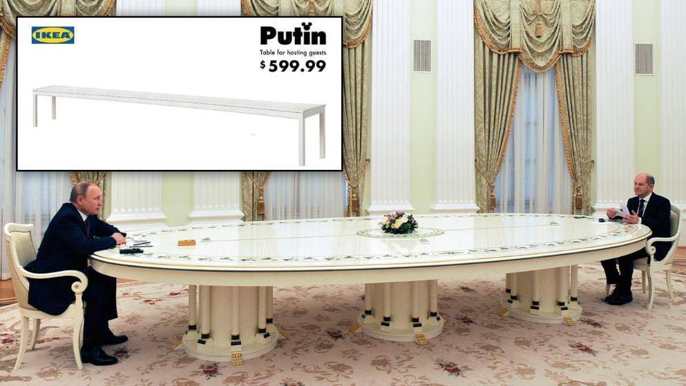Семь метров в длину: весь мир смеется над «коронавирусным» столом Путина