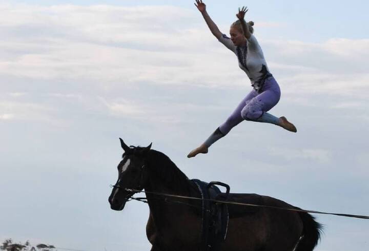 Петербургская спортсменка единственная в городе получила мастера спорта по конной вольтижировке