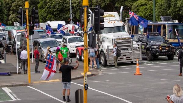 Полиция Новой Зеландии сообщает о росте числа протестующих у парламента