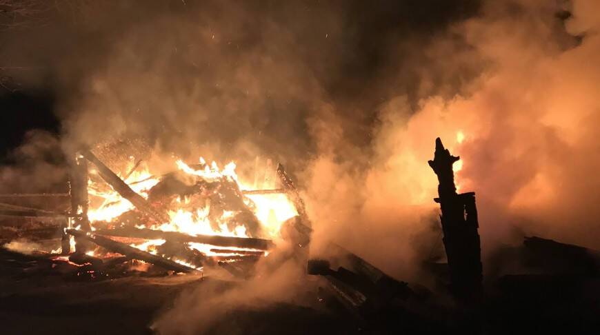 В Житковичском районе при пожаре в хозпостройке погиб мужчина
