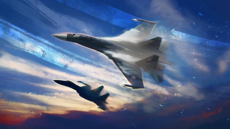 Business Insider: ВВС США испугались маневров пилотов Су-35 ВКС РФ над Средиземным морем