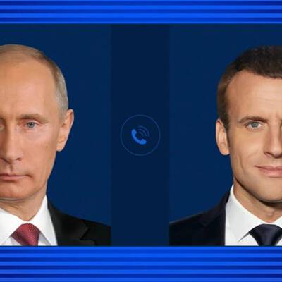 В Кремле анонсировали телефонный разговор Путина и Макрона