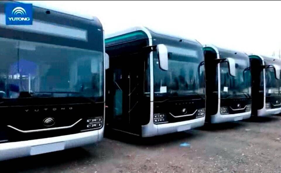 В Ташкент доставлены 20 электробусов Yutong. Сейчас "Тошшахартрансхизмат" выбирает для них маршруты