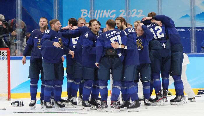 Финляндия впервые в своей истории выиграла олимпийский хоккейный турнир