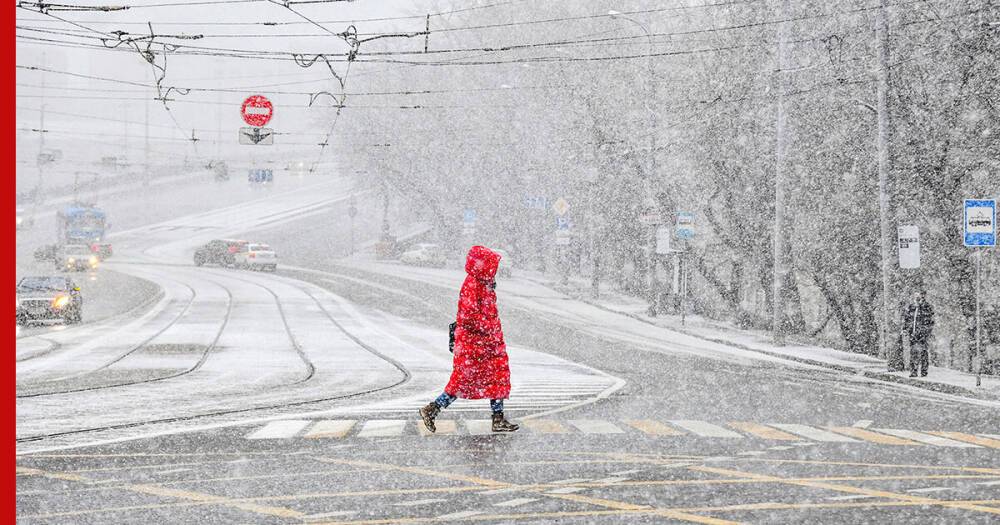 Мокрый снег и туман: самый теплый день в Москве на предстоящей неделе назвала синоптик