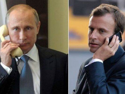 СМИ: Макрон и Путин созвонились второй раз за сутки