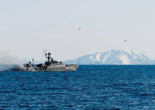 20 боевых кораблей и судов обеспечения ТОФ участвуют в военно-морских манёврах в Тихом океане