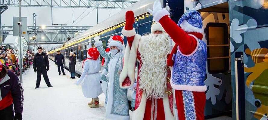 Поезд Деда Мороза останется в Карелии