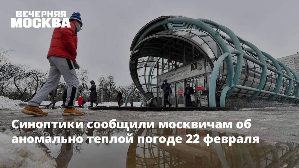 Синоптики сообщили москвичам об аномально теплой погоде 22 февраля