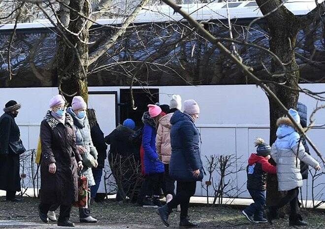 В Рязанскую область направлен поезд с эвакуированными жителями Донбасса