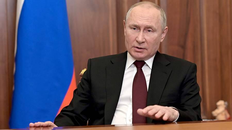 Песков рассказал об эмоциях Путина во время видеообращения к россиянам