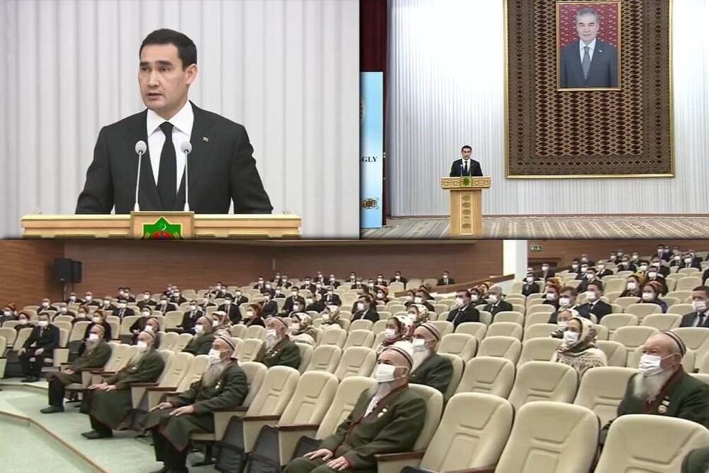 Пока в Туркменистане выдвигают кандидатов на пост президента, Сердар Бердымухамедов уже начал встречи с избирателями