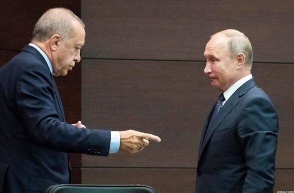 Эрдоган - Путину: Турция не признает шагов против территориальной целостности Украины
