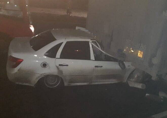 Водитель «Гранты», въехавшей в фуру в Дашково-Песочне, был пьян