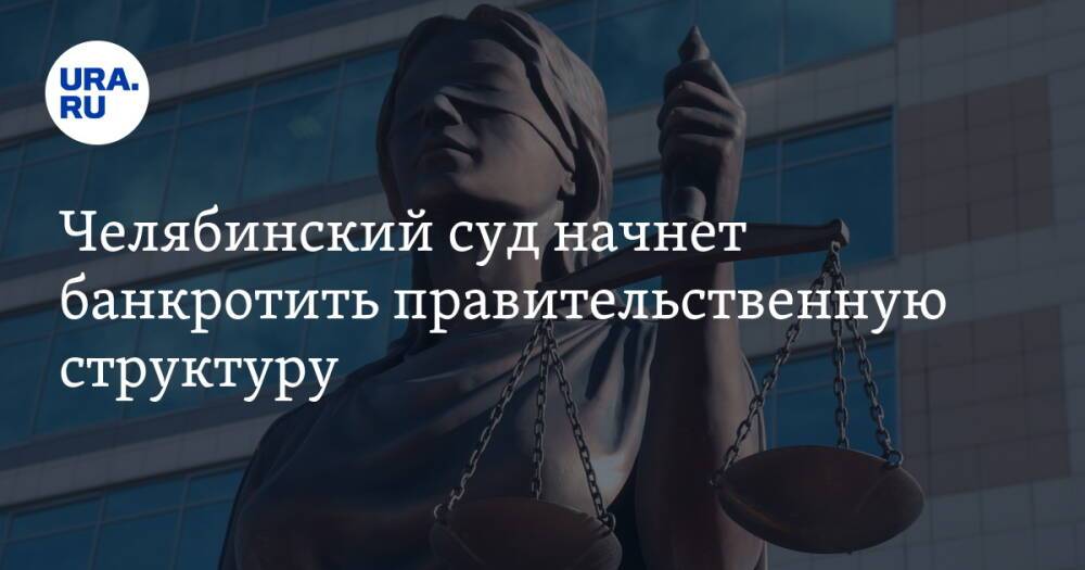Челябинский суд начнет банкротить правительственную структуру