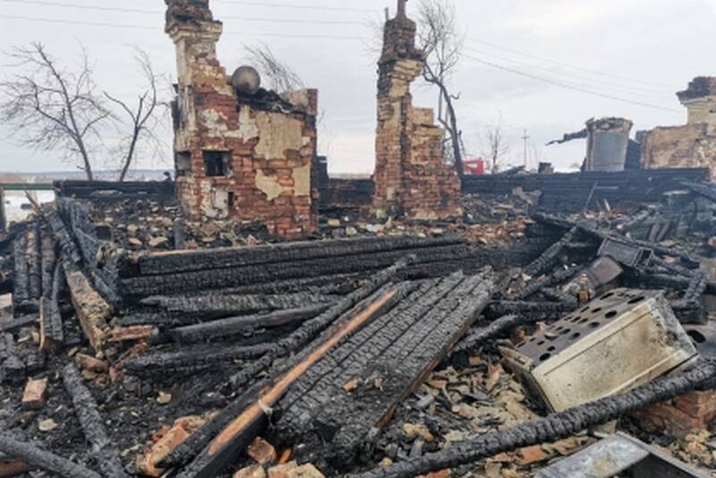 В Шатровском районе Курганской области при пожаре погибла молодая женщина