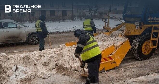 С казанских улиц за сутки вывезено более 10,8 тысяч тонн снега