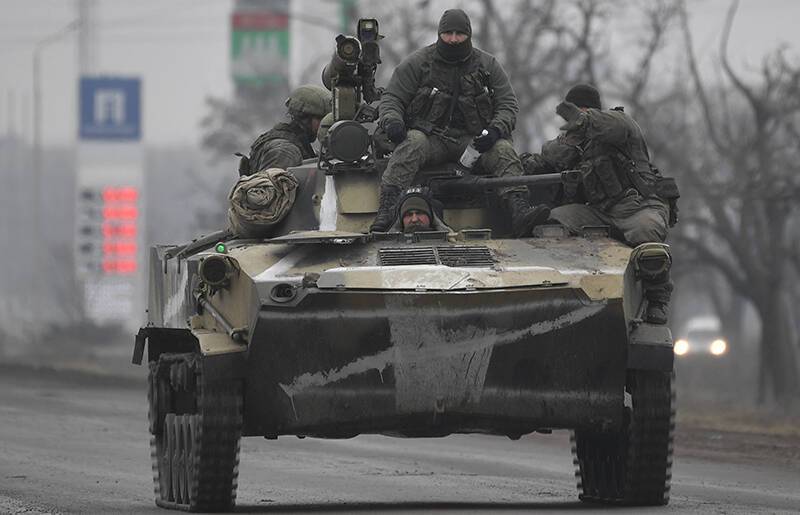 Российские военные без сопротивления вошли в Мелитополь