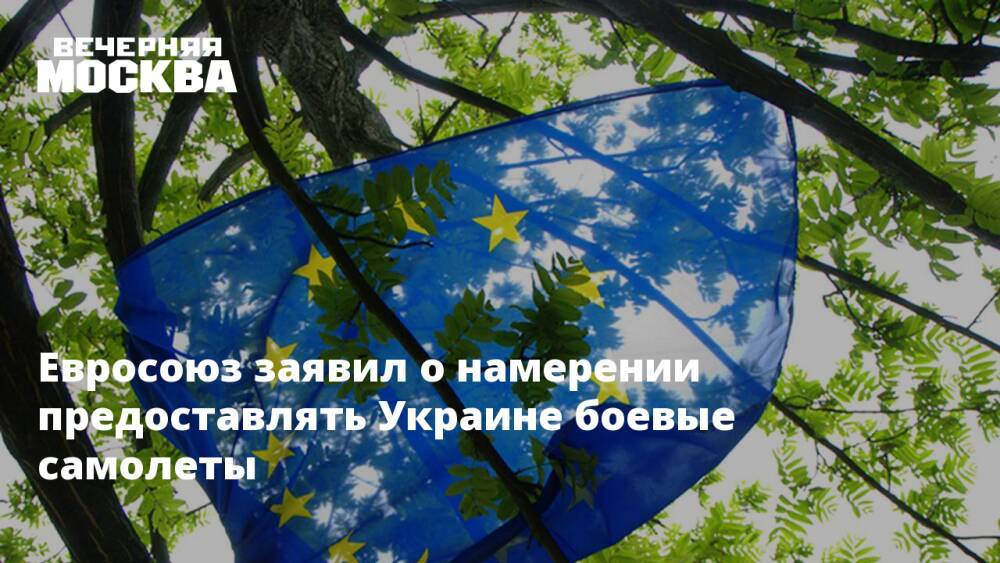 Евросоюз заявил о намерении предоставлять Украине боевые самолеты