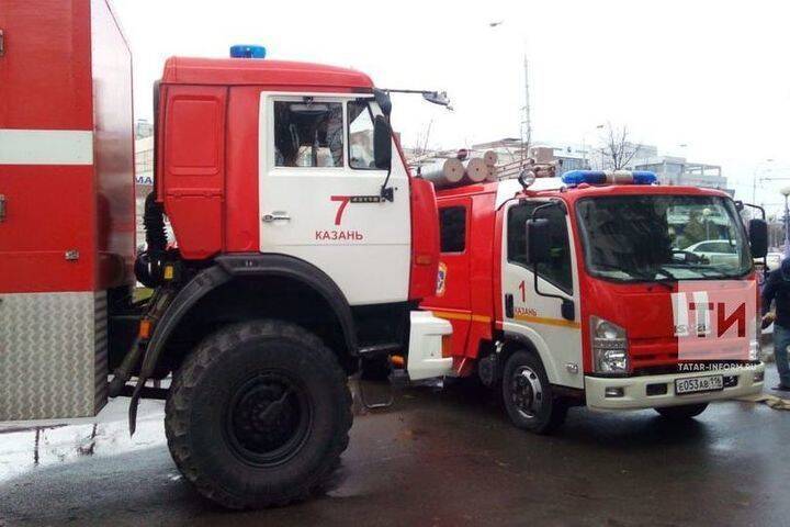 На пожаре в строительном вагончике в Альметьевске погиб неизвестный