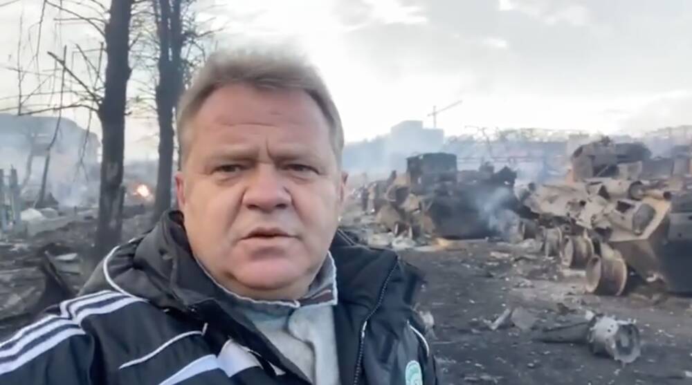 ВСУ унчитожили огромную колонну техники агрессора под Киевом: мэр Бучи поделился кадрами