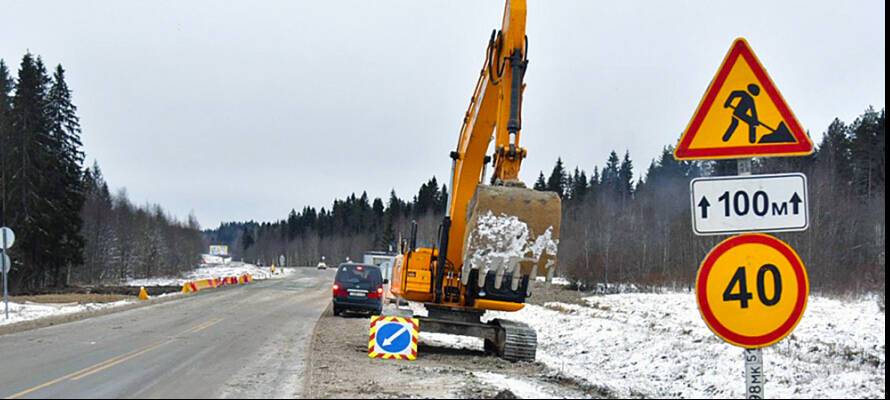 На федеральной трассе в Карелии с середины марта ограничат движение