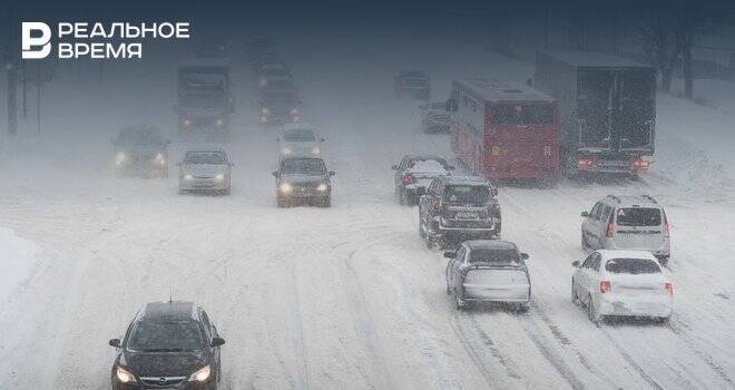 В Татарстане 4 февраля ожидается сильный снег с ухудшением видимости до 500 метров