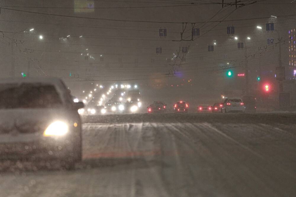 В Челябинской области начались снегопады. Предупреждение Госавтоинспекции