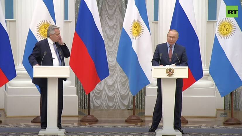 Путин и президент Аргентины подвели итоги переговоров