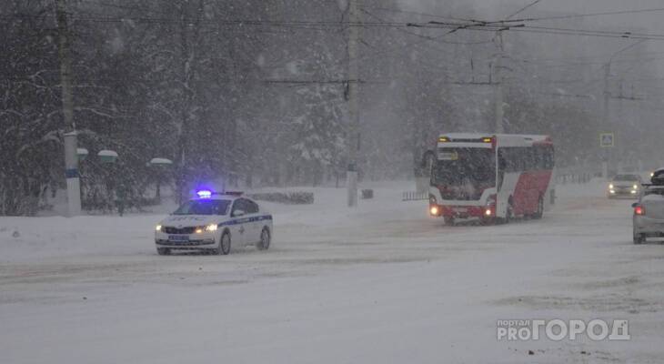 Из-за снегопадов в Чувашии перекрывают федеральные трассы
