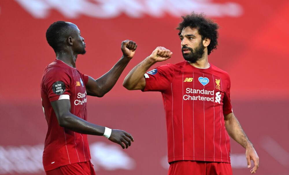 Ливерпуль поздравил Мане и Салаха с выходом в финал Кубка Африки