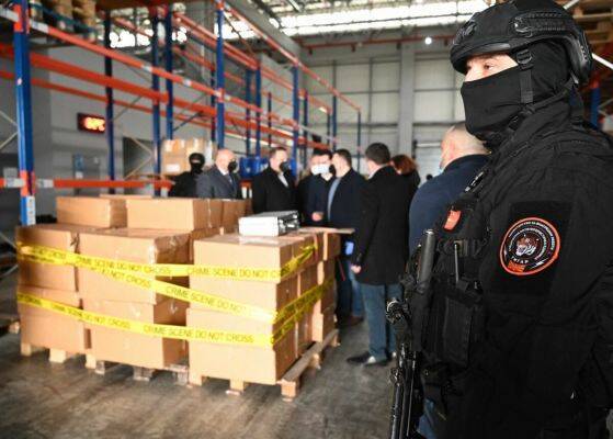 В Скопье изъяли партию наркотиков на 200 млн евро