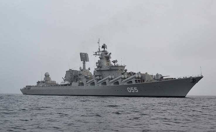 ВВС Ирландии показали на видео крейсер ВМФ РФ в прицеле истребителя