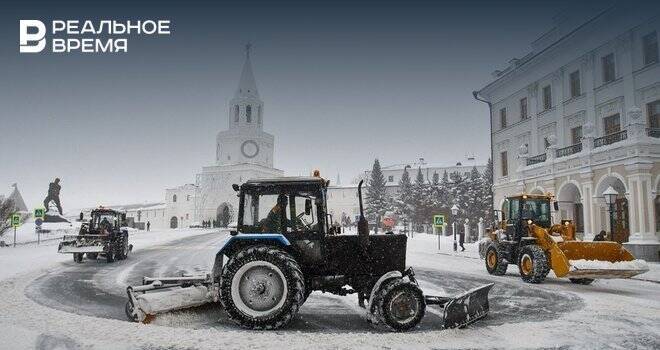 С улиц Казани за сутки вывезли более 15,7 тысяч тонн снега