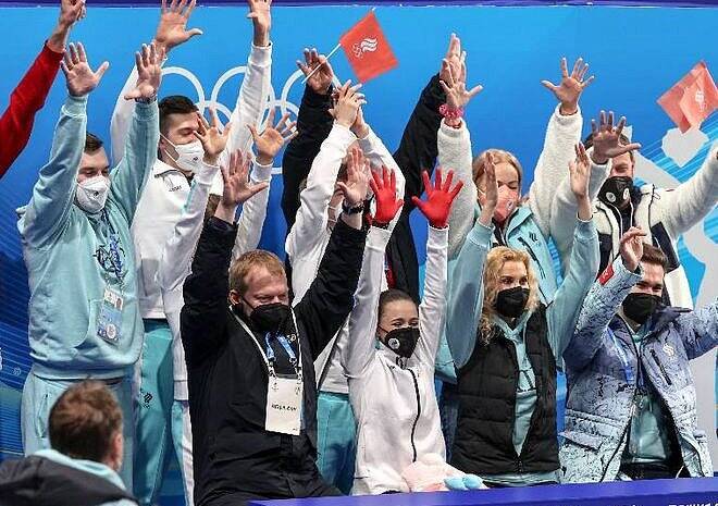 Россия поднялась на первое место в медальном зачете Олимпийских игр-2022 в Пекине