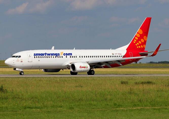 Самолет чешской авиакомпании SmartWings экстренно сел в Будапеште