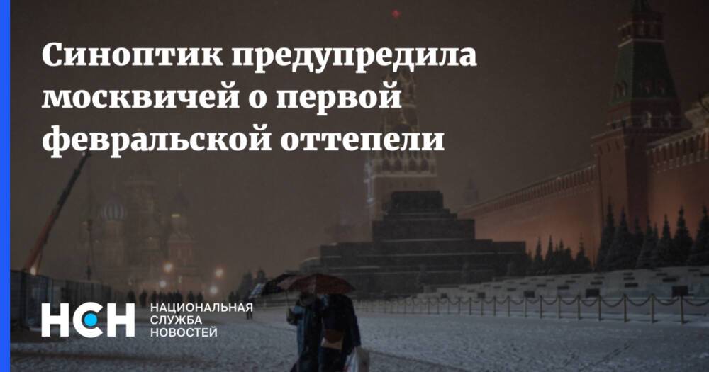 Синоптик предупредила москвичей о первой февральской оттепели