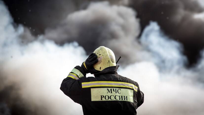Пожар на складе игрушек в Красноярске ликвидирован