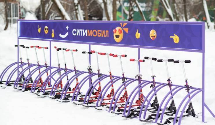 Ситимобил и AliExpress Россия запустили аренду снегокатов в Москве