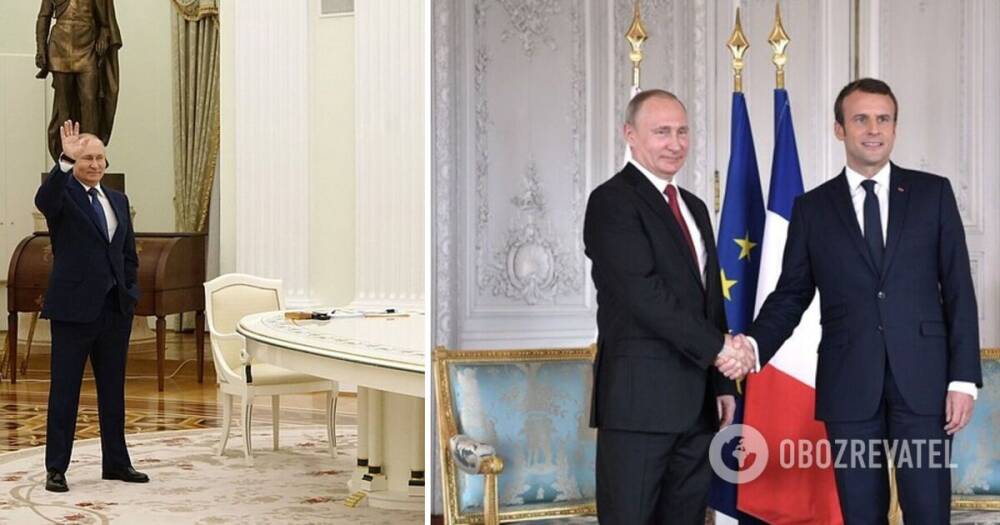 Переговоры Путина и Макрона - Путин высказался о выполнении Минских соглашений Украиной