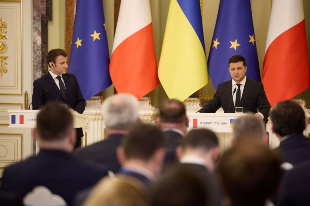 Зеленский и Макрон провели переговоры в Киеве: итоги