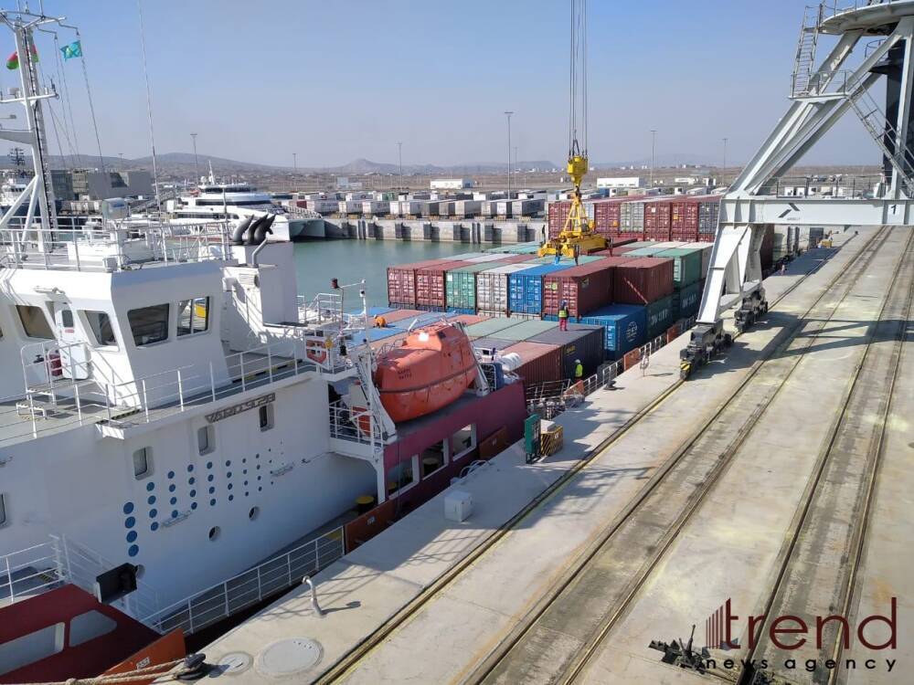 Паромный терминал Бакинского порта сократил перевалку ж/д вагонов